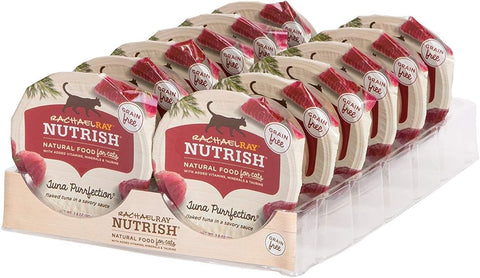 Rachael Ray Nutrish Tuna Purrfection Wet Cat Food, 2.8 oz Cup (Pack of 12), Grain Free