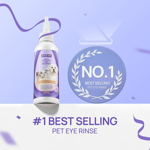 HICC PET Dog Eye Drops – 5.1 fl oz – Vet-Recommended for Infections & Allergies