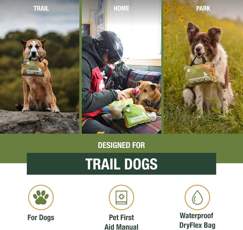 Adventure Medical Dog First Aid Kit – Compact, Lightweight – for Trail Safety