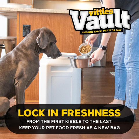 Gamma2 Vittles Vault Pet Food Storage, 50lbs, 14"L x 20"H